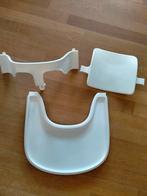 Stokke Tripp Trapp Babyset en Tray - Wit, Ophalen of Verzenden, Gebruikt, Meegroeistoel, Afneembaar eetblad