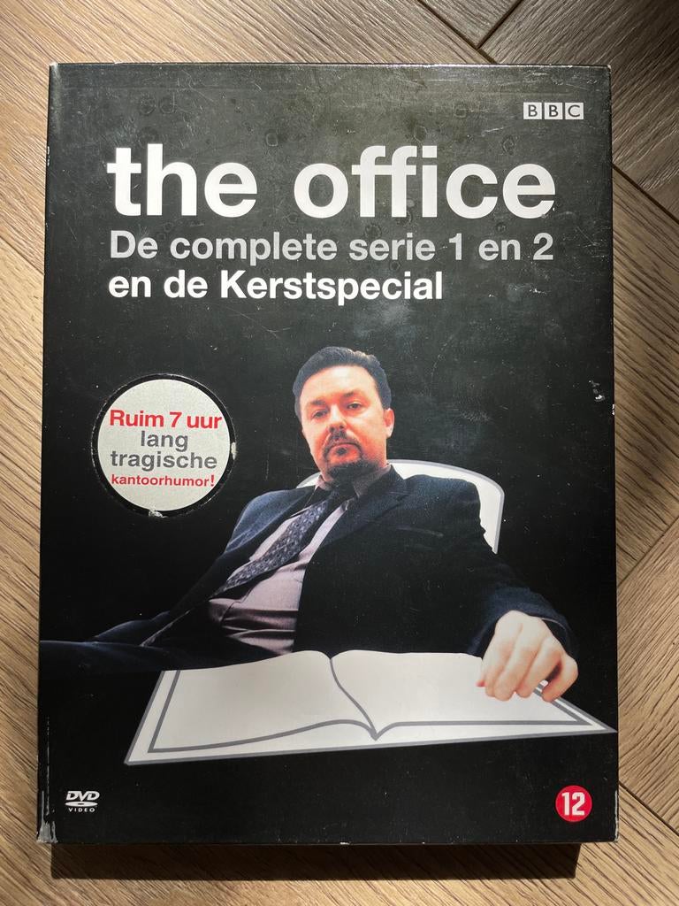The Office - Complete Serie 1 & 2 + Kerstspecial (DVD), Boxset, Ophalen of Verzenden, Zo goed als nieuw, Komedie