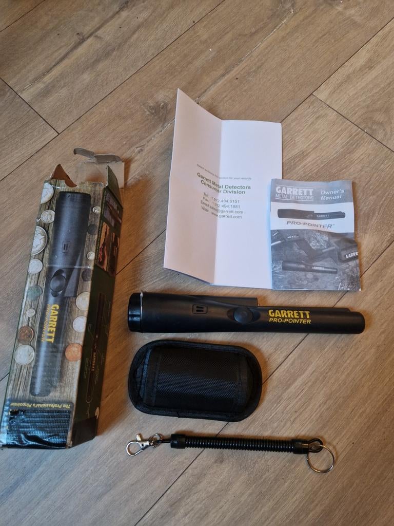 Garrett Pro-Pointer metaaldetector - Zo goed als nieuw, Hobby en Vrije tijd, Metaaldetectors, Ophalen of Verzenden, Zo goed als nieuw