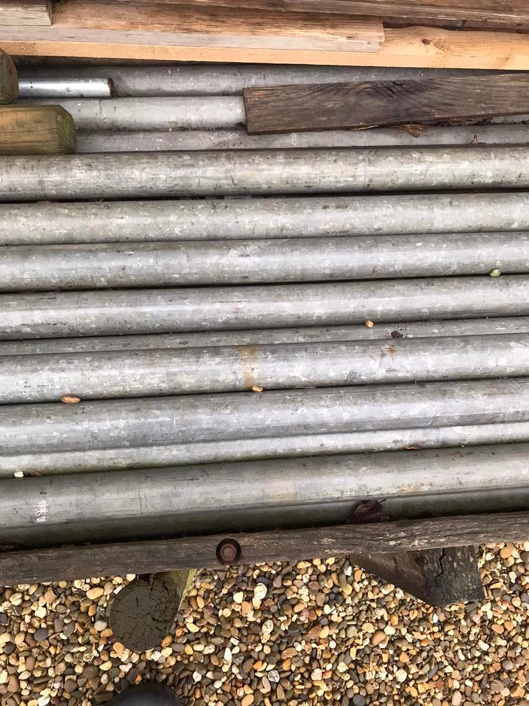 Steigerbuis 48,3 mm doorsnee gegalvaniseerd staal ., Ophalen, Gebruikt, Overige typen, 2 tot 5 meter