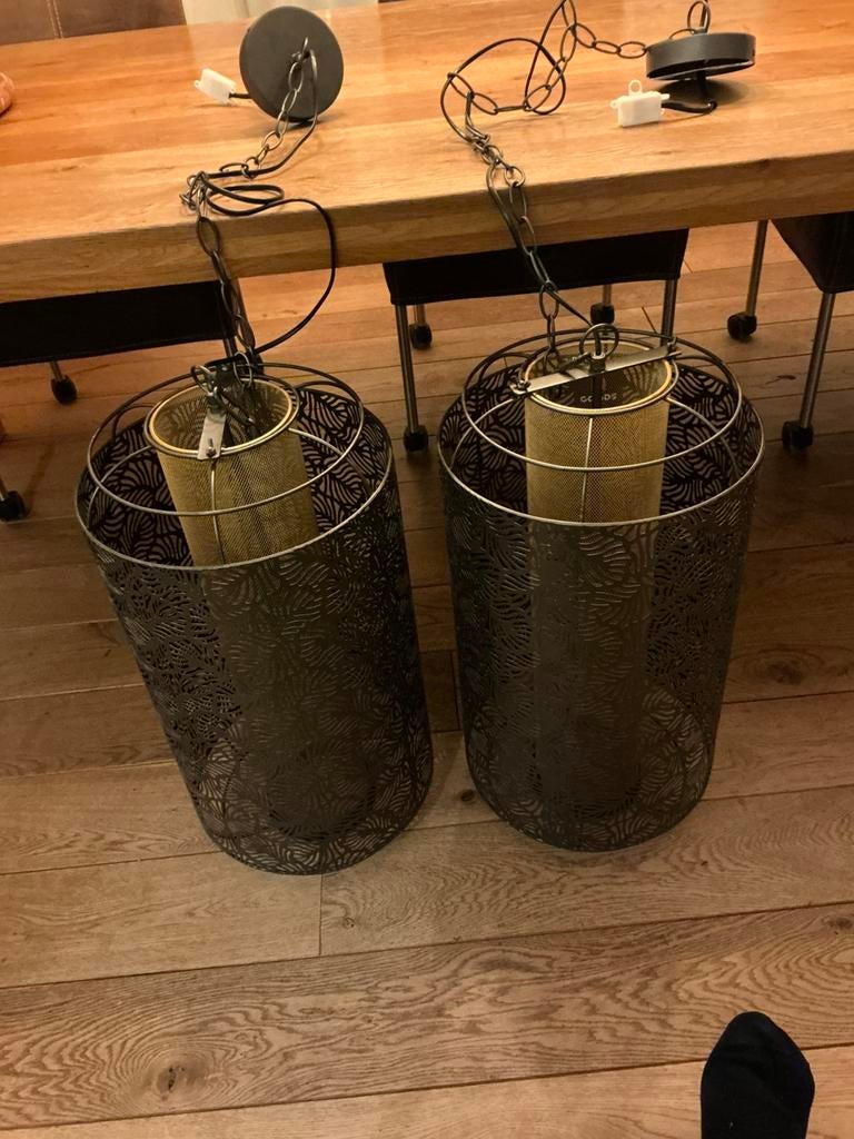 Hanglampen Cozy, Huis en Inrichting, Lampen | Lampenkappen, Ophalen of Verzenden, Nieuw, Rond