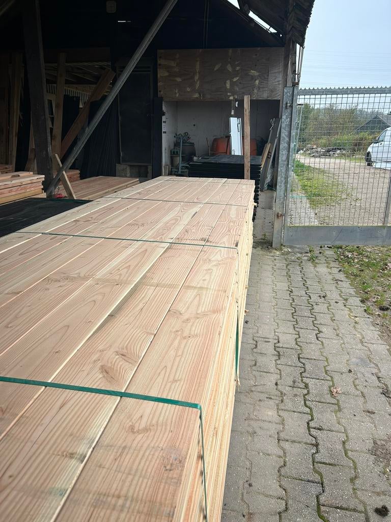 Douglas plank geschaafd 1.8x16x300 cm per stuk € 8,60, Ophalen of Verzenden, Nieuw, 250 cm of meer, Planken
