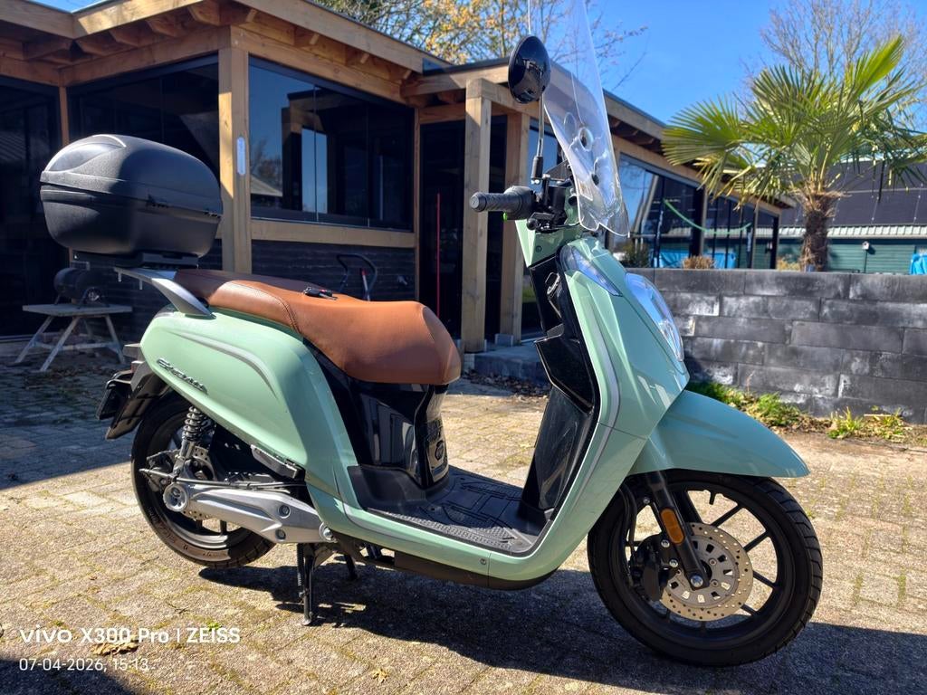 Nipponia e-viball dubbele accu!, Fietsen en Brommers, Scooters | Overige merken, Zo goed als nieuw, Maximaal 25 km/u, Elektrisch