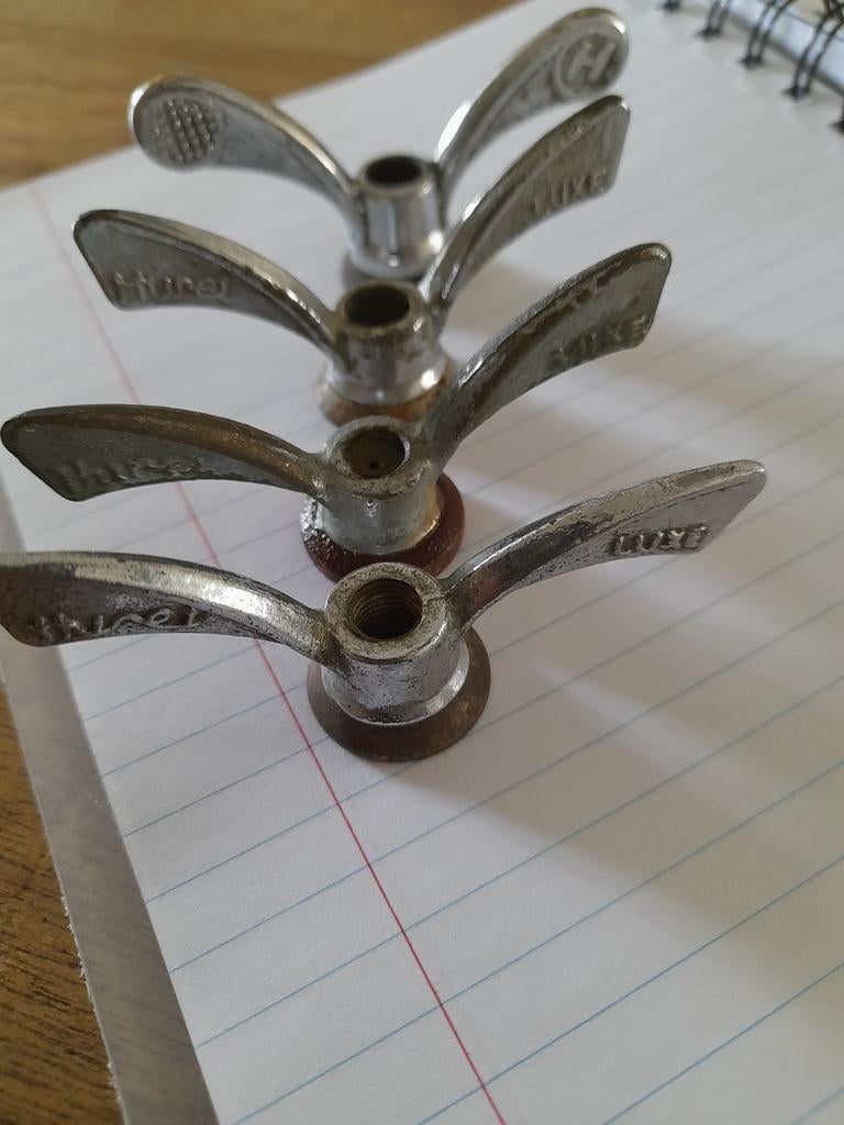 Huret vleugelmoeren, Ophalen of Verzenden, 10 tot 15 versnellingen, Overige merken