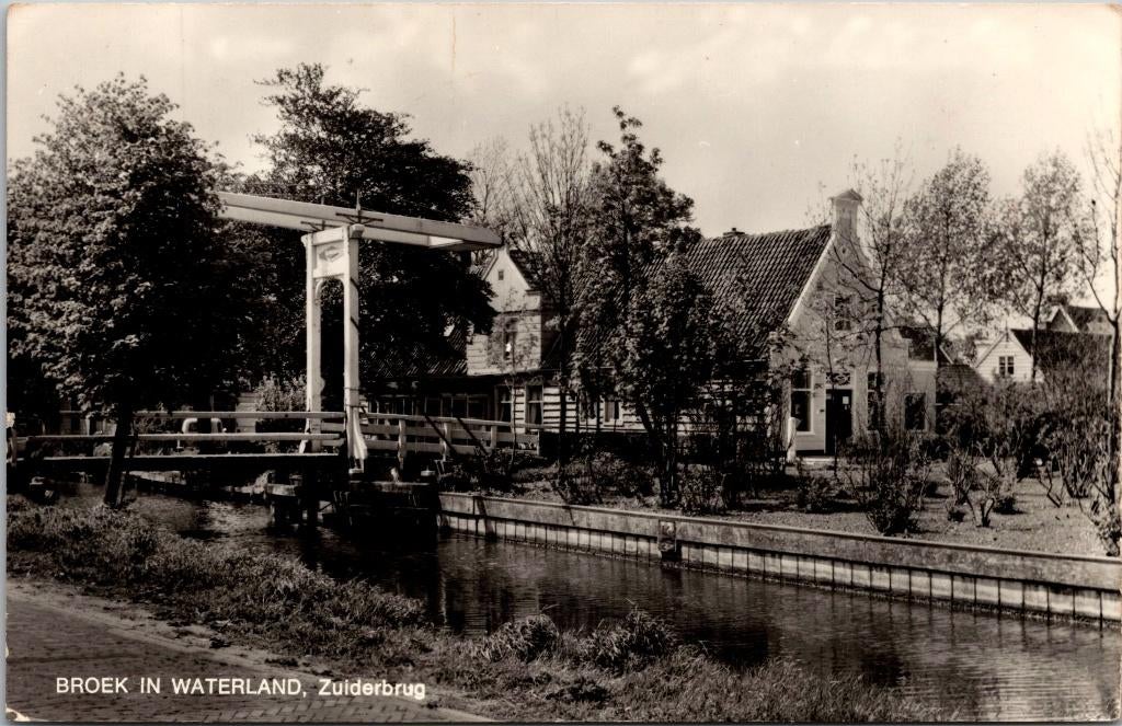Broek in Waterland - Zuiderbrug (1973), Verzenden, 1960 tot 1980, Gelopen, Noord-Holland