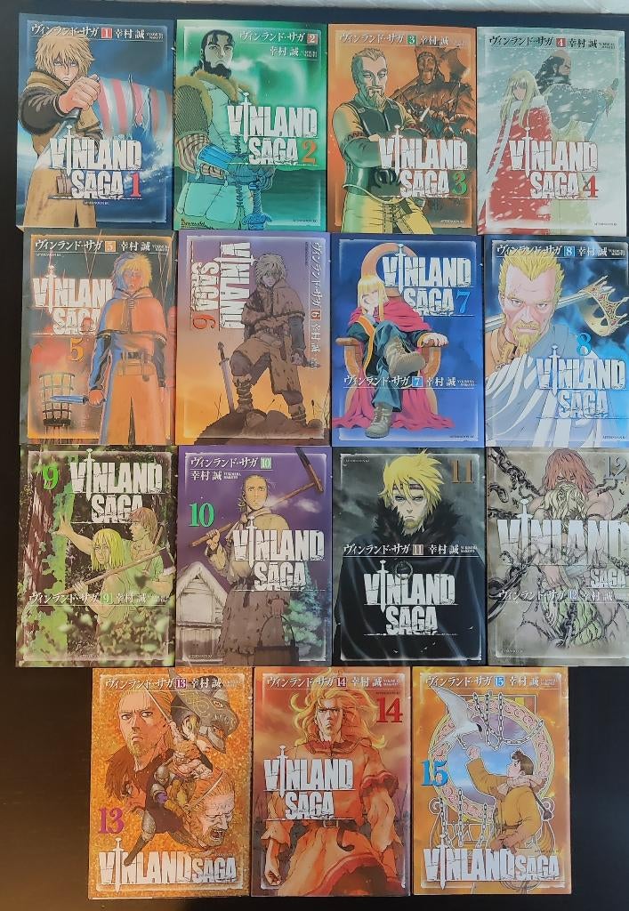 Vinland Saga (Vol. 1-15) - JAPANS, Boeken, Strips | Comics, Meerdere comics, Ophalen of Verzenden, Zo goed als nieuw, Japan (Manga)