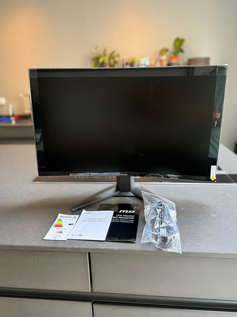 MSI 27 inch Curved Monitor NIEUW, Computers en Software, Monitoren, Gaming, Curved, Full HD, Ophalen of Verzenden