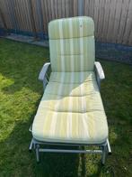 Ketler Riva breed Ligbed Grijs  - Verstelbaar & Verr, Tuin en Terras, Ophalen, Zo goed als nieuw, Kunststof, Verstelbaar