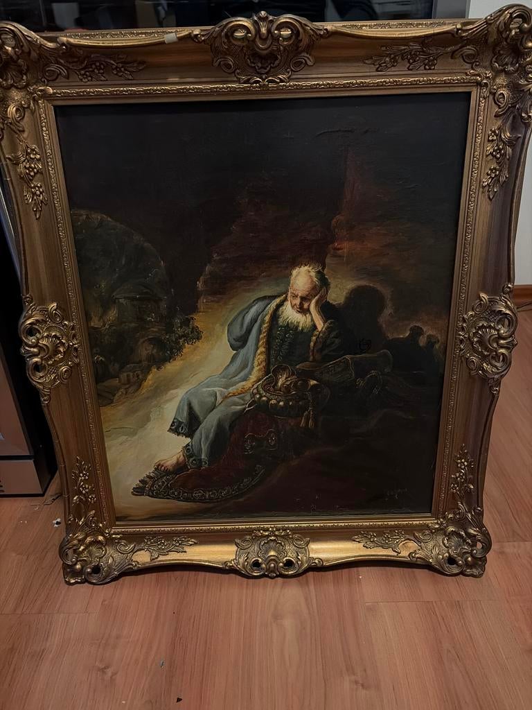 Schilderij Jeremia C Bijkerk, Antiek en Kunst, Ophalen of Verzenden