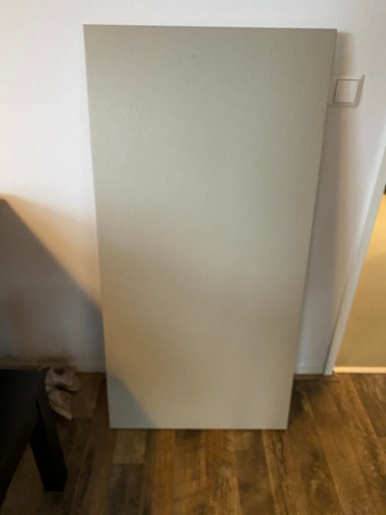 IKEA tafelblad met schilder poten, Ophalen, Zwart, Gebruikt, Hout