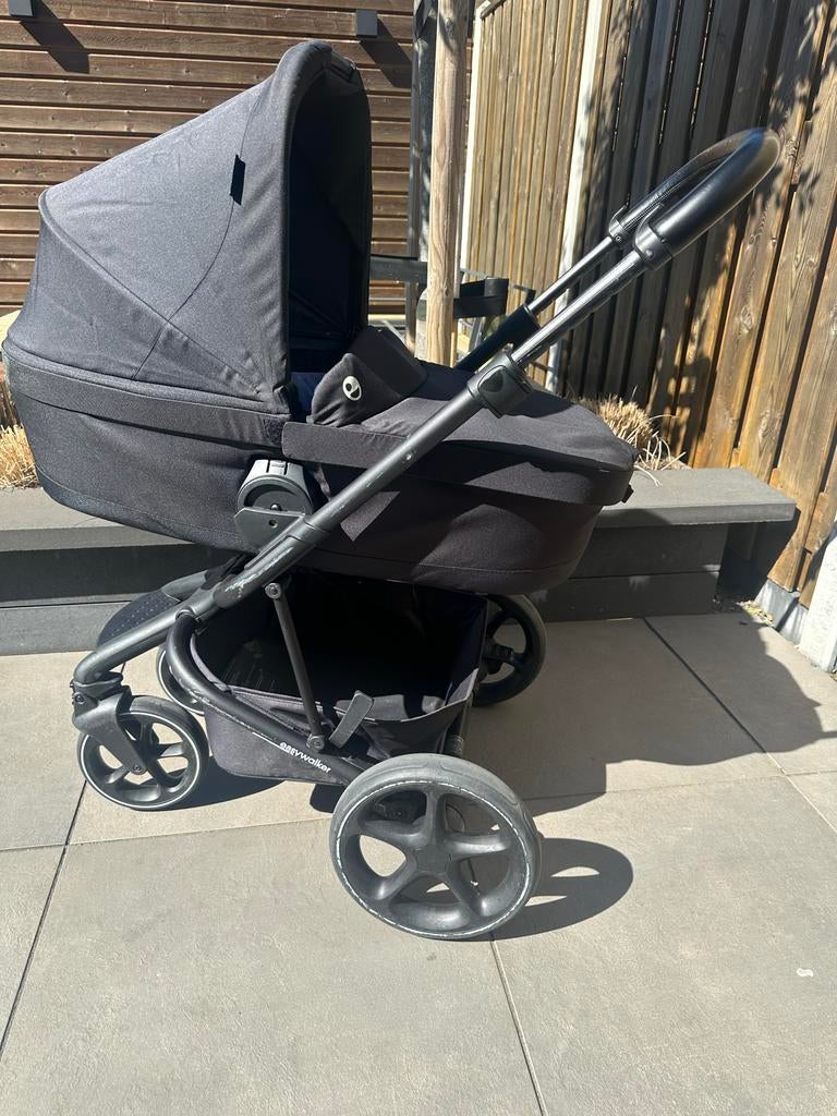 Easywalker Harvey 3 Kinderwagen 3 in 1 + Accessoires, Kinderen en Baby's, Kinderwagens en Combinaties, Gebruikt, Combiwagen, Verstelbare duwstang