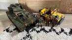 Vintage Lanard: Tank, Jeep & figures, Verzamelen, Ophalen of Verzenden, Gebruikt