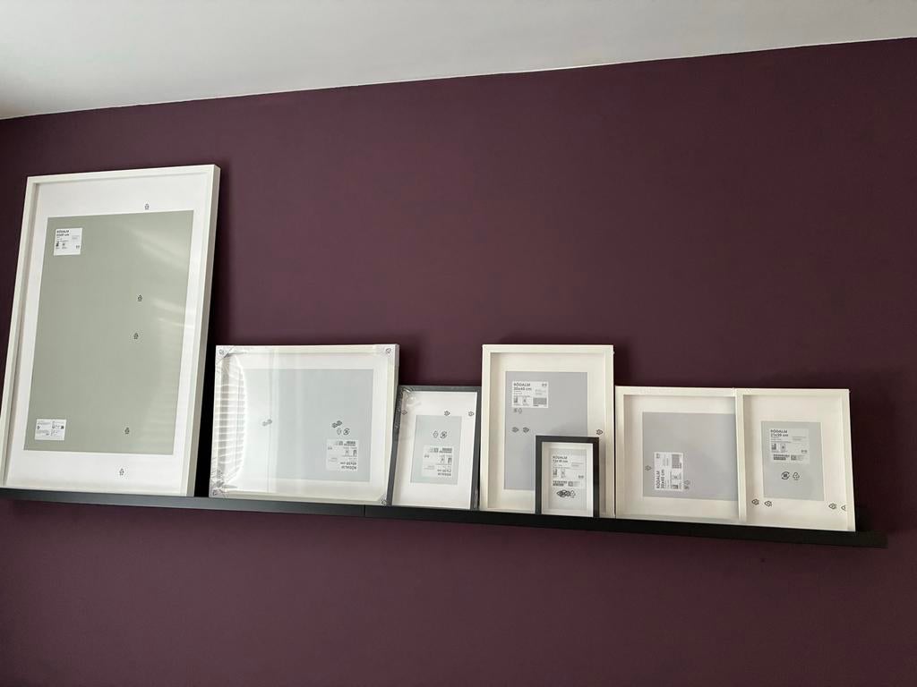 IKEA RODALM Fotolijsten - Diverse maten (7 stuks), Audio, Tv en Foto, Fotografie | Fotolijsten, Ophalen, Zo goed als nieuw