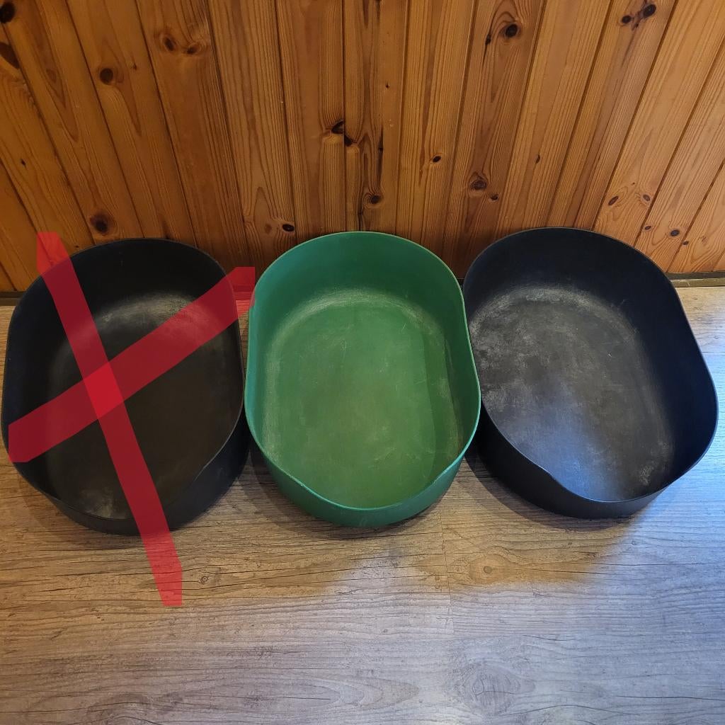 Open kattenbakken Ikea 2 stuks, Ophalen of Verzenden, Gebruikt, Open