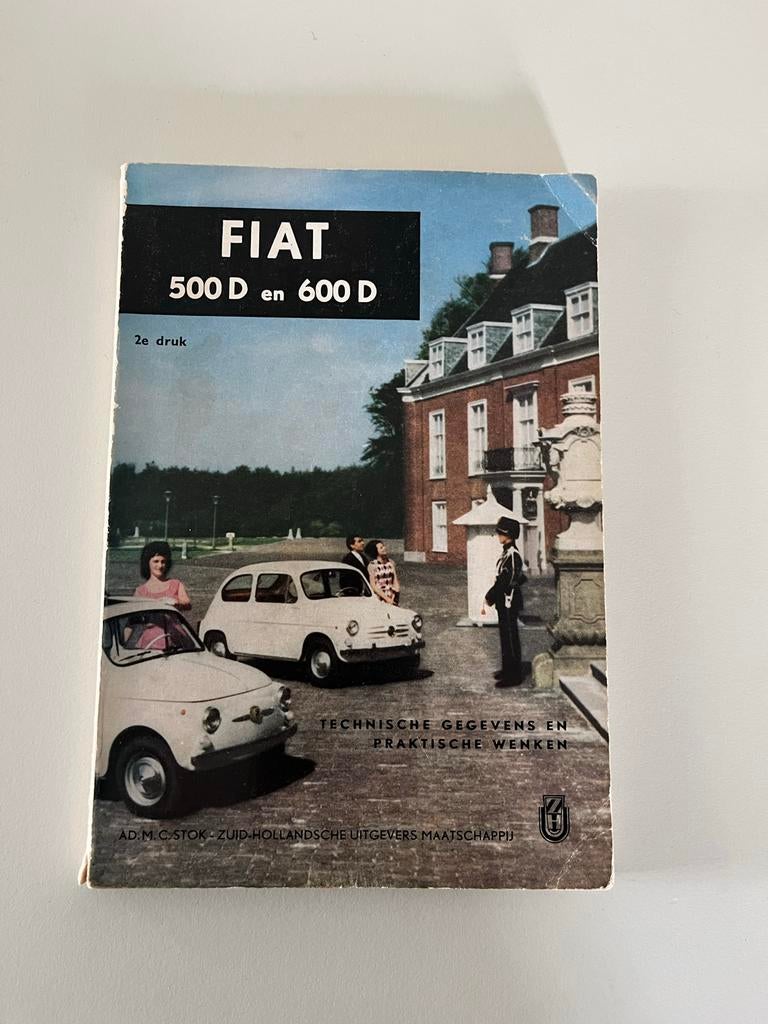 Fiat 500 D en 600 D ANWB info en onderhoudsboekje, Ophalen of Verzenden, Gelezen, Overige merken