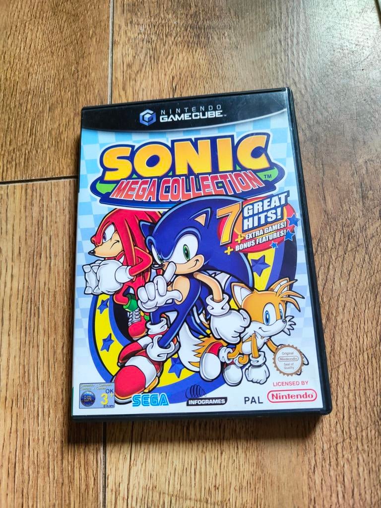 Nintendo Gamecube spel - Sonic Mega Collection, Avontuur en Actie, 1 speler, Ophalen of Verzenden, Zo goed als nieuw