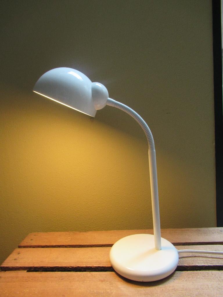 Vintage retro tafellamp Happylight jaren 70/ 80.gooseneck, Ophalen of Verzenden, Huis en Inrichting