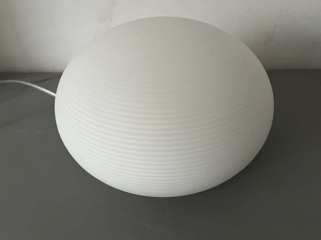 Tafellamp bol wit, Philips, Ophalen of Verzenden, Zo goed als nieuw, Glas, Minder dan 50 cm