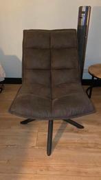 Draaistoel (moet weg), Ophalen, Gebruikt, Bruin, Leer