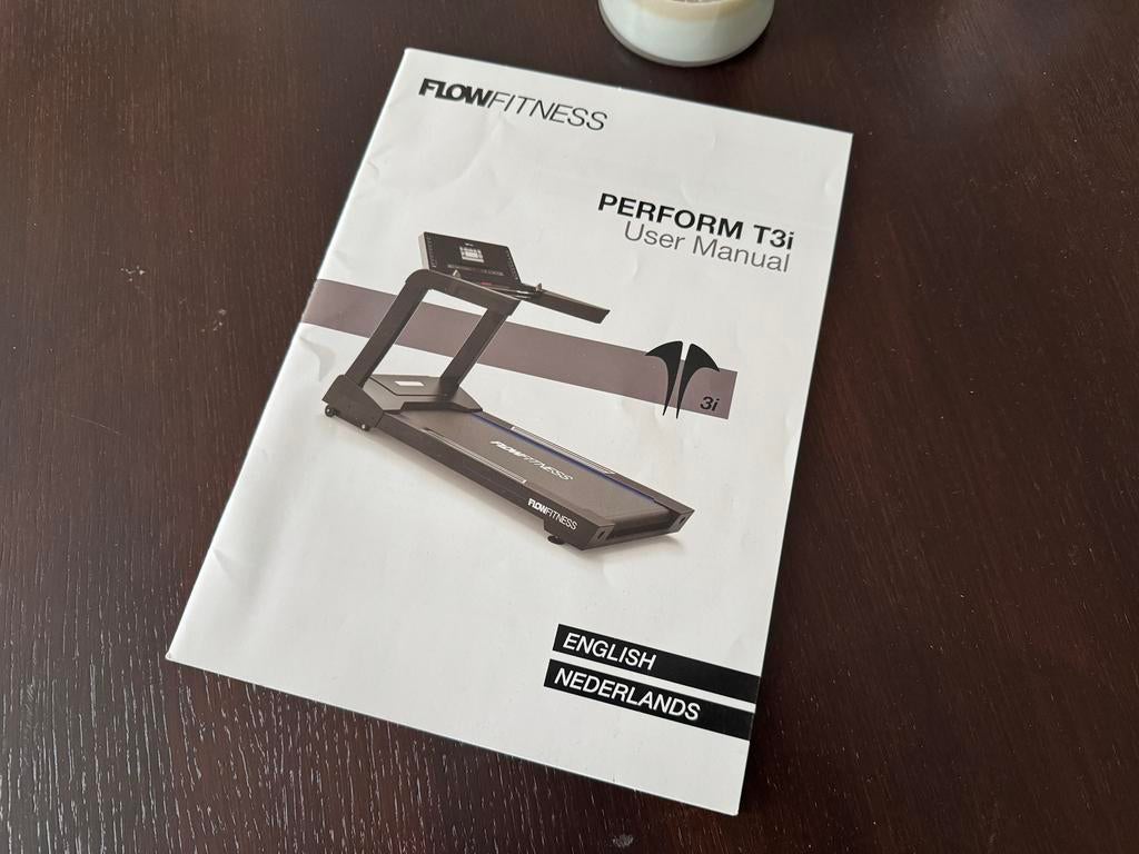 De Flow Fitness Perform T3i Loopband, Ophalen, Zo goed als nieuw, Metaal, Loopband