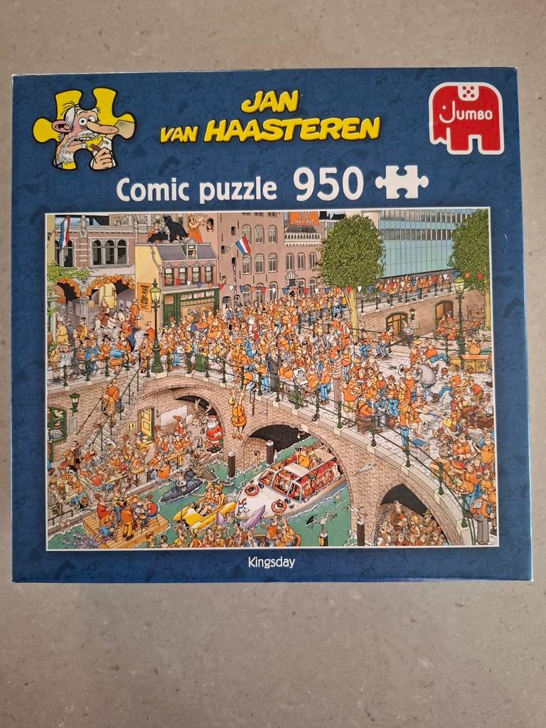 Jan van Haasteren Kingsday Puzzel 950 stukjes, Ophalen, 500 t/m 1500 stukjes, Zo goed als nieuw, Legpuzzel