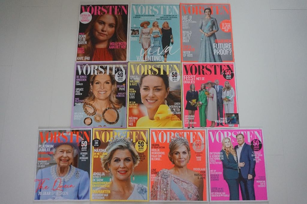 13 Vorsten tijdschriften 2017 + 2022 + 2024 Oranje magazines, Boeken, Tijdschriften en Kranten, Ophalen of Verzenden, Zo goed als nieuw