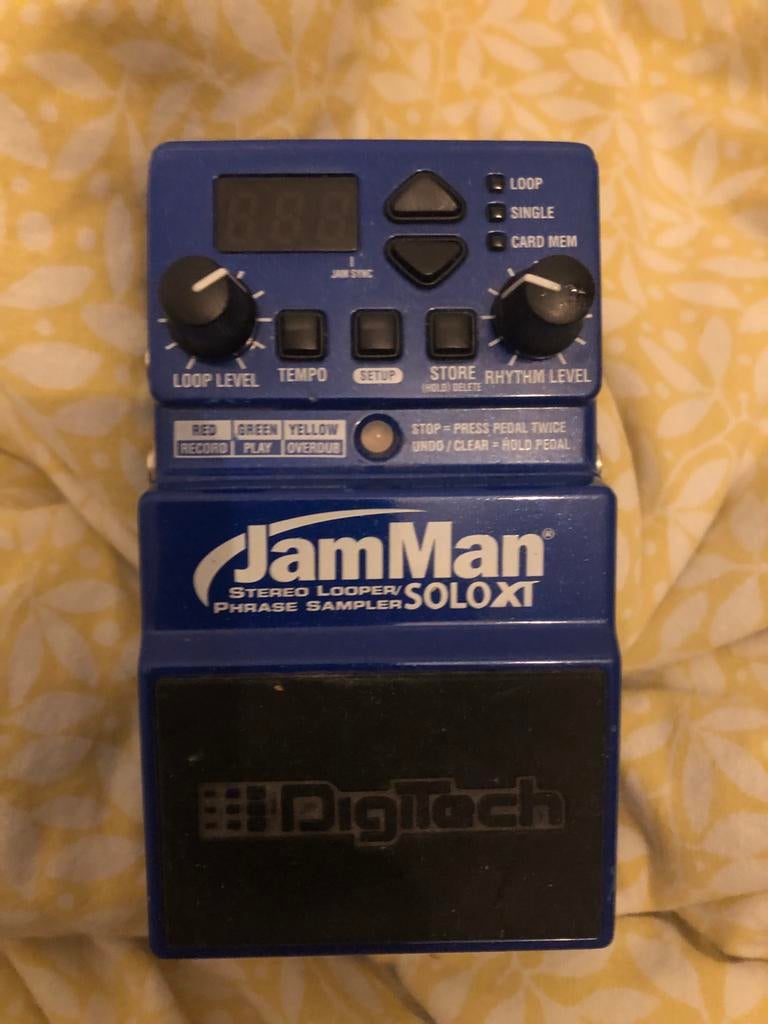 DigiTech JamMan Solo XT Stereo Looper/Phrase Sampler, Ophalen of Verzenden, Gebruikt, Overige typen
