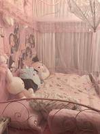 Tweepersoons Hemelbed 140x200 (excl. matras), Huis en Inrichting, Slaapkamer | Bedden, Gebruikt, Romantisch, Tweepersoons, 200 cm