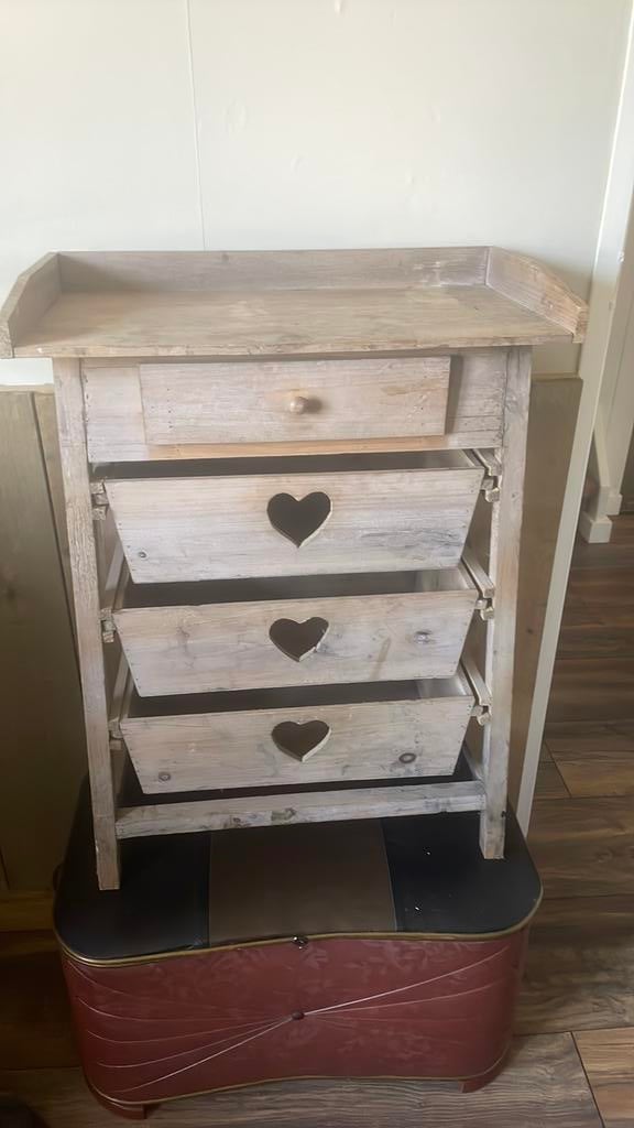 Ladenkastje/halkastje, Ophalen, Gebruikt, 50 tot 100 cm, 3 of 4 laden