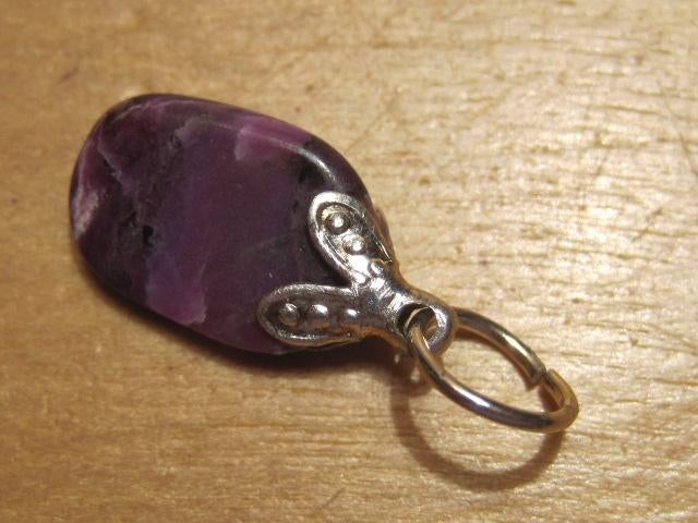 h. subtiele edelsteenhanger SUGILIET (7) (bijzondere), Overige voorstellingen, Verzenden, Paars, Nieuw