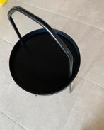Bijzettafeltje, zwart, Minder dan 55 cm, Rond, Zo goed als nieuw, Modern