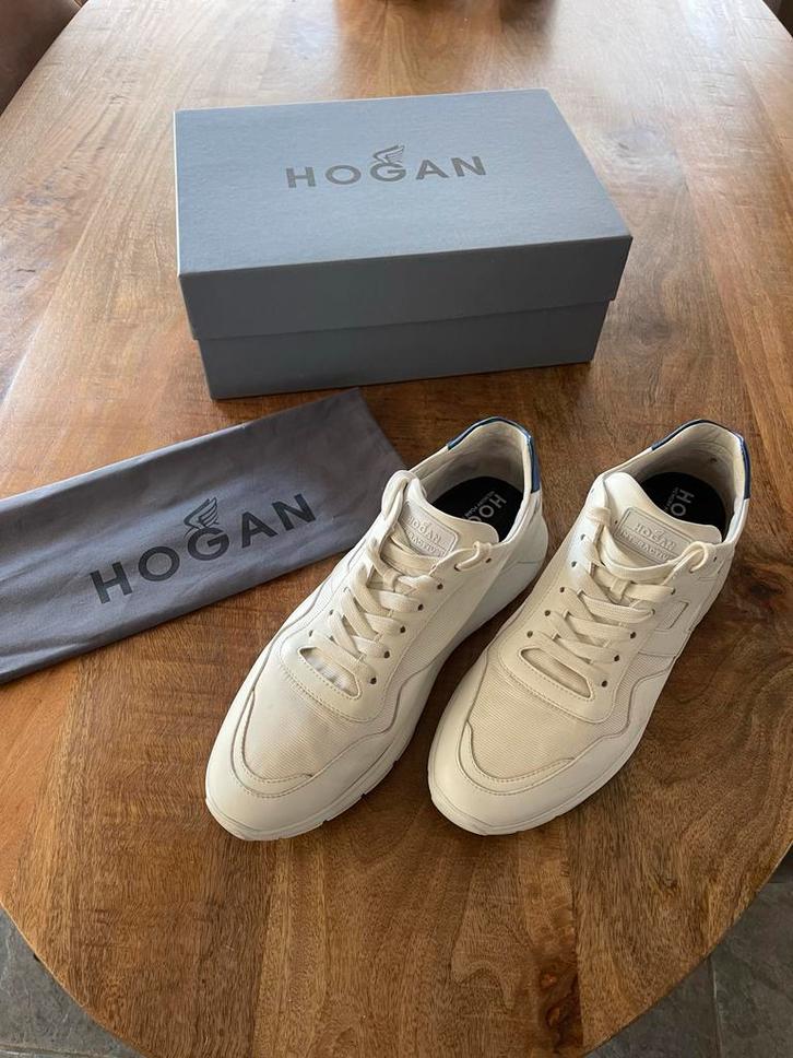 Hogan sneakers maat 45 - Gebruikt, prima staat, Kleding | Heren, Schoenen, Gedragen, Sneakers of Gympen, Wit, Ophalen of Verzenden