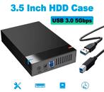 USB 3.0 3,5 inch SATA SSD externe HDD-behuizing enclosure, HDD, Nieuw, Ophalen of Verzenden, Desktop