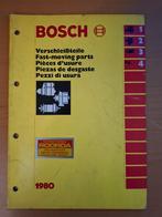 Bosch catalogus slijtdelen 1980, Ophalen of Verzenden, Gelezen, Tractor en Landbouw