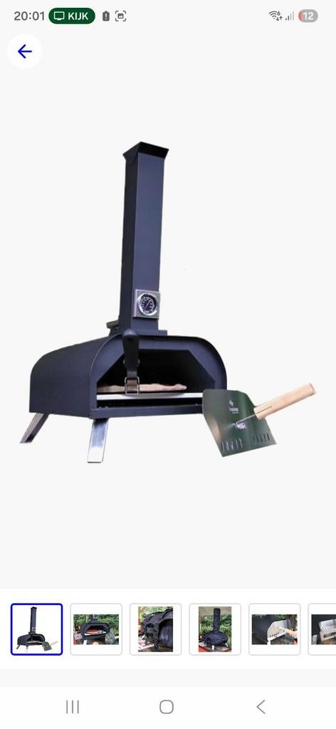 Fonteyn Pizza pallet oven nieuw in doos, Ophalen of Verzenden