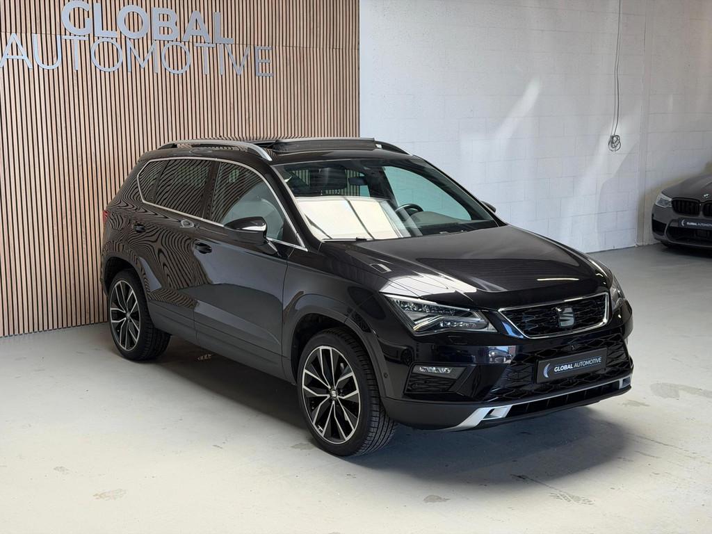 Seat Ateca 1.4 EcoTSI Xcellence - PANO - CARPLAY - CAMERA -, Auto's, Seat, Gebruikt, 4 cilinders, 150 pk, Zwart