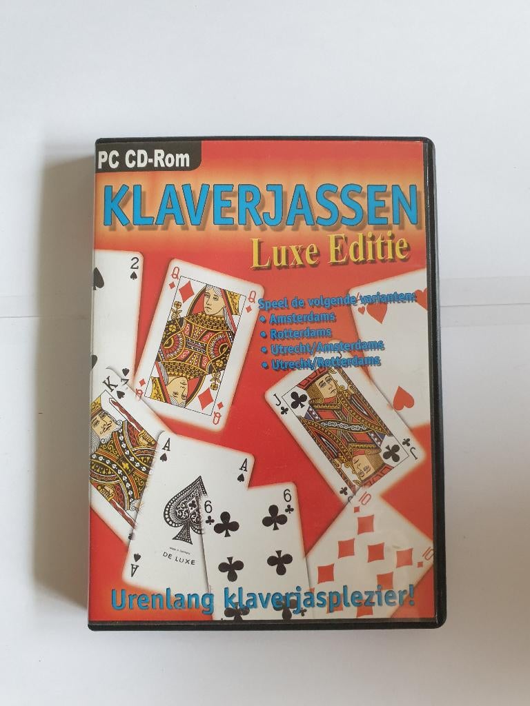 0475 pc cd-rom klaverjassen, 1 speler, Verzenden, Zo goed als nieuw, Vanaf 3 jaar