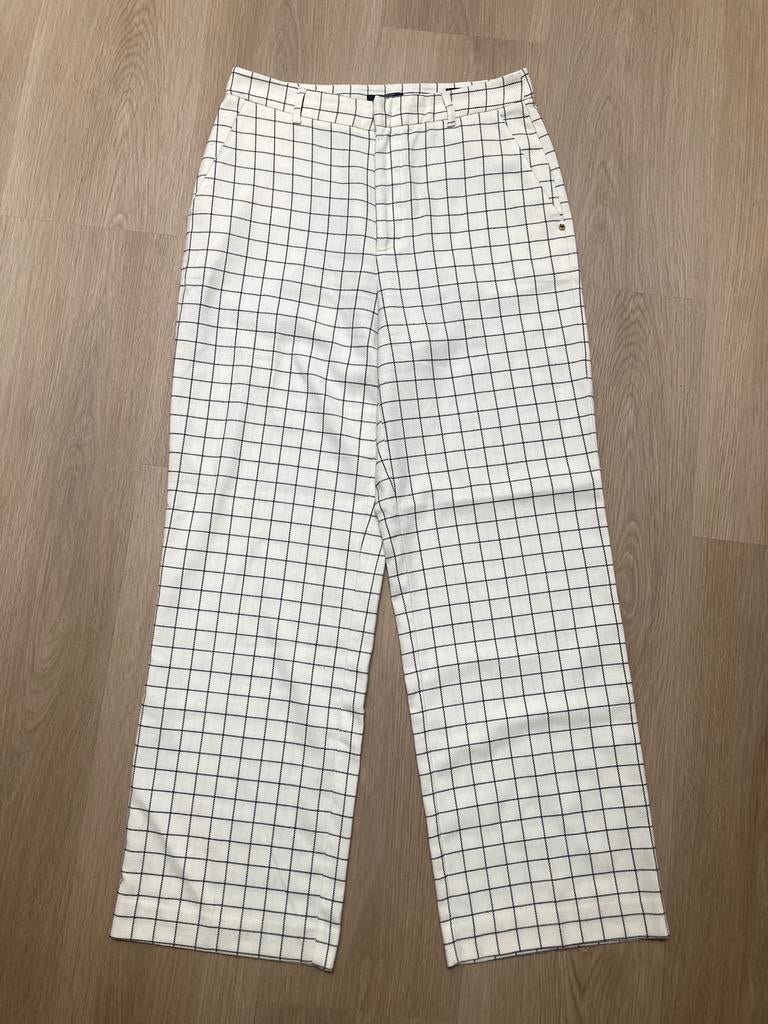 Edie tailored wide leg Scotch & Soda, Maat 38/40 (M), Wit, Ophalen of Verzenden, Zo goed als nieuw