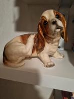Vintage Aardewerk Basset Hond Beeldje, Ophalen of Verzenden