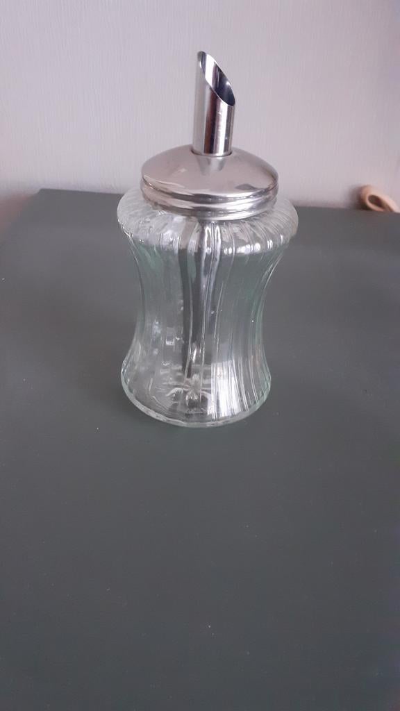 Stoha Suikerstrooier - Vintage Glas en RVS, Zilver, Ophalen of Verzenden, Overige merken, Glas