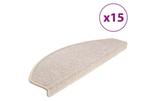 NIEUW | Trapmatten 15 stuks taupe groot half rond! GRATIS BE, Verzenden, Nieuw, Minder dan 10 m², Laminaat