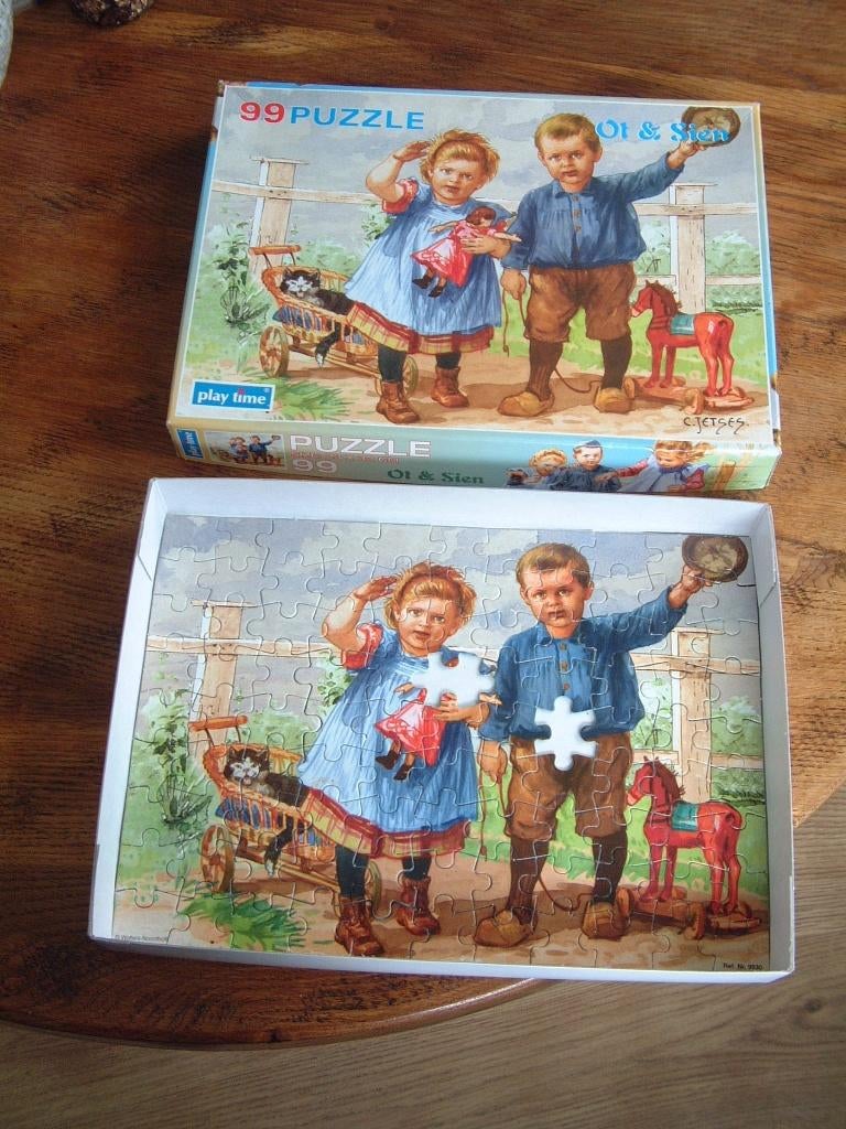 Puzzel Ot en Sien 99 st niet compleet van Jetses, Kinderen en Baby's, Speelgoed | Kinderpuzzels, Ophalen of Verzenden, Meer dan 50 stukjes