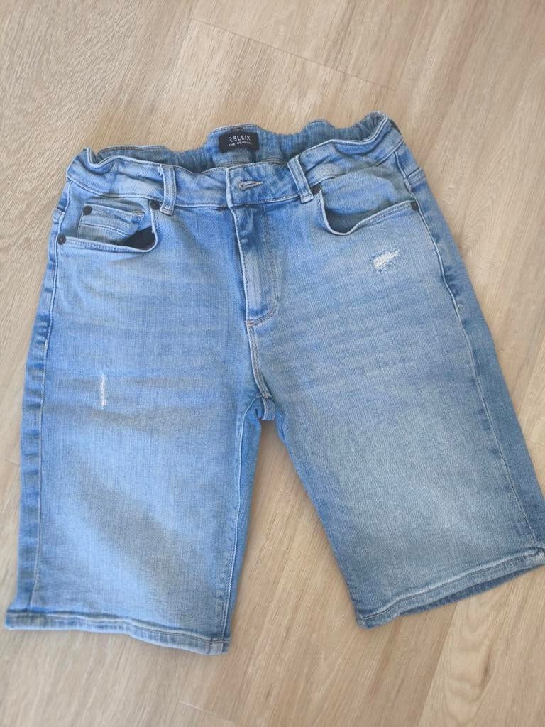 Stoere korte spijkerbroek Rellix voor jongens maat 176, Ophalen of Verzenden, Nieuw, Rellix, Jongen