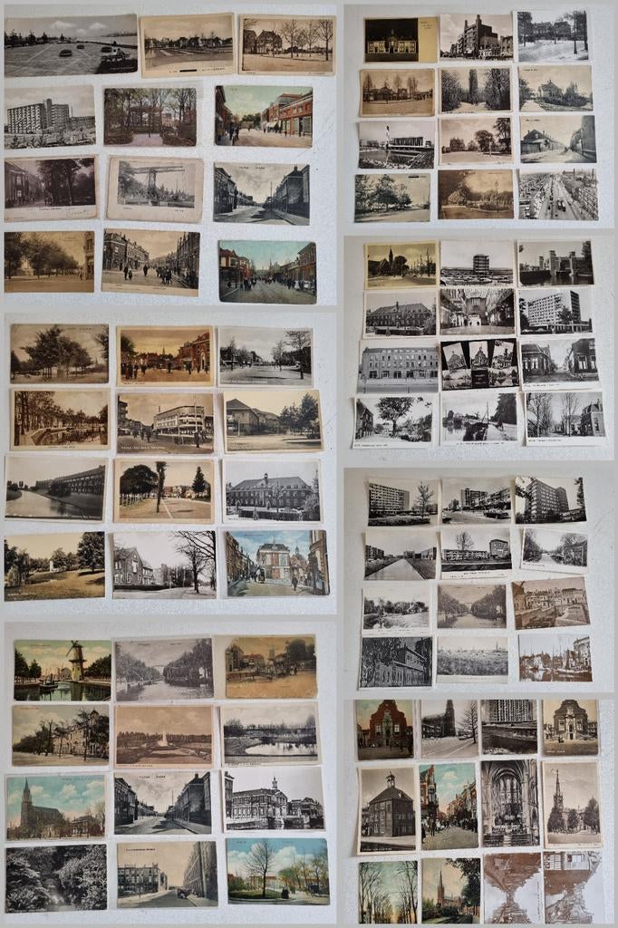 Collectie van 84 ansichtkaarten van oud Schiedam, Ophalen of Verzenden, Buitenland