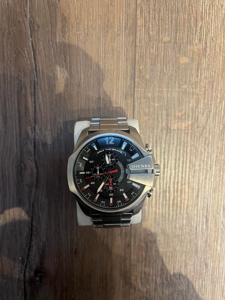 Diesel herenhorloge, Overige merken, Staal, Polshorloge, Ophalen of Verzenden