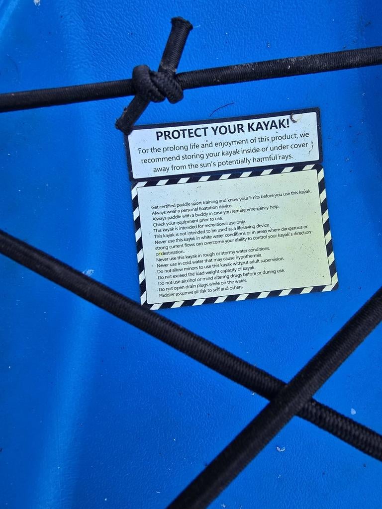 Blauwe Albatross Sit-in Kajak - Compleet met Peddel, Ophalen, Gebruikt, 1-persoons