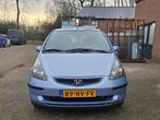 Honda Jazz 1.4 LS/AUTOMAAT/AIRCO/N.A.P/HISTORIE AANWEZIG, Auto's, 83 pk, Zwart, 4 cilinders, Blauw