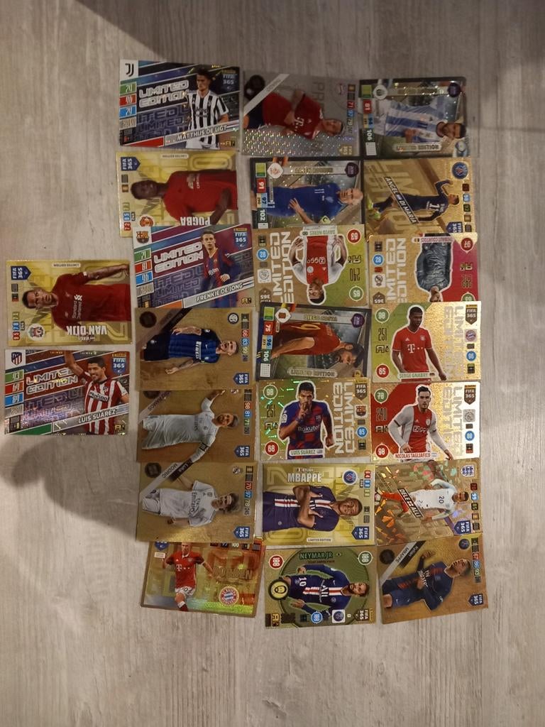 24 limited edition voetbalkaarten, Ophalen of Verzenden, Nederland