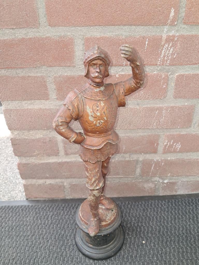 Antiek ridderbeeld samak, Ophalen of Verzenden