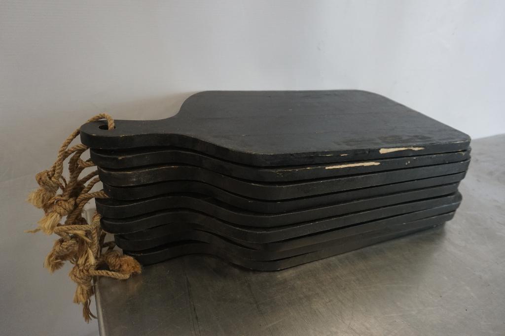 9 serveerplanken borrelplank tapasplank, Huis en Inrichting, Gebruikt, Hout, Snij-/serveerplank, Ophalen of Verzenden